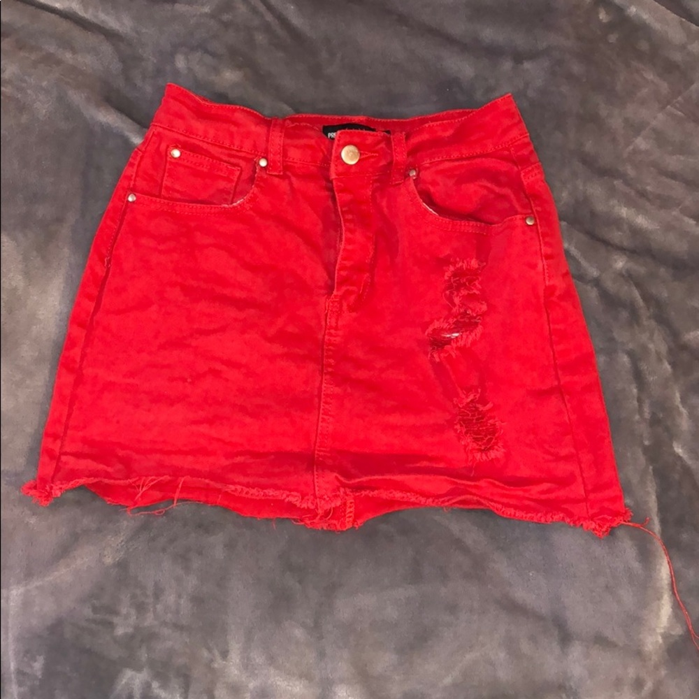 Red pretty little things skirt
